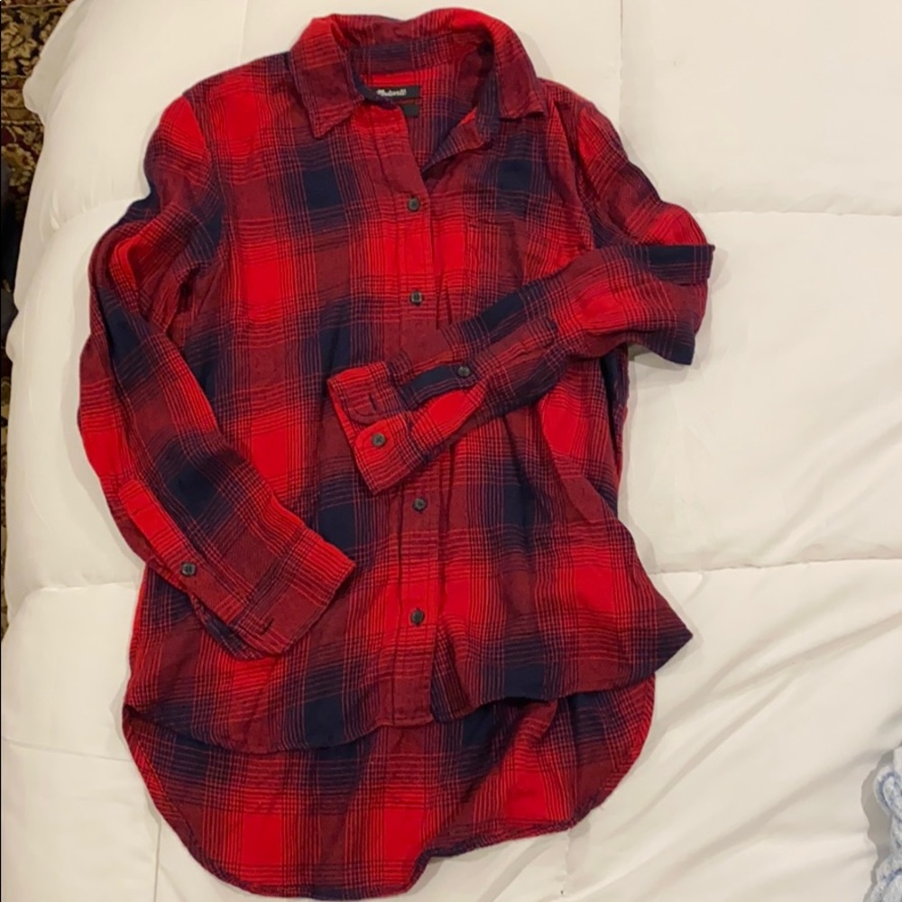 Madewell flannel shirt